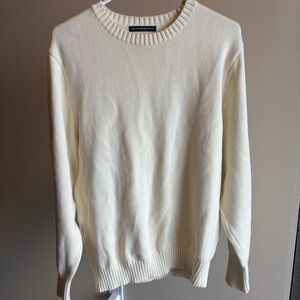 Brandy Melville Cream Crewneck Sweater